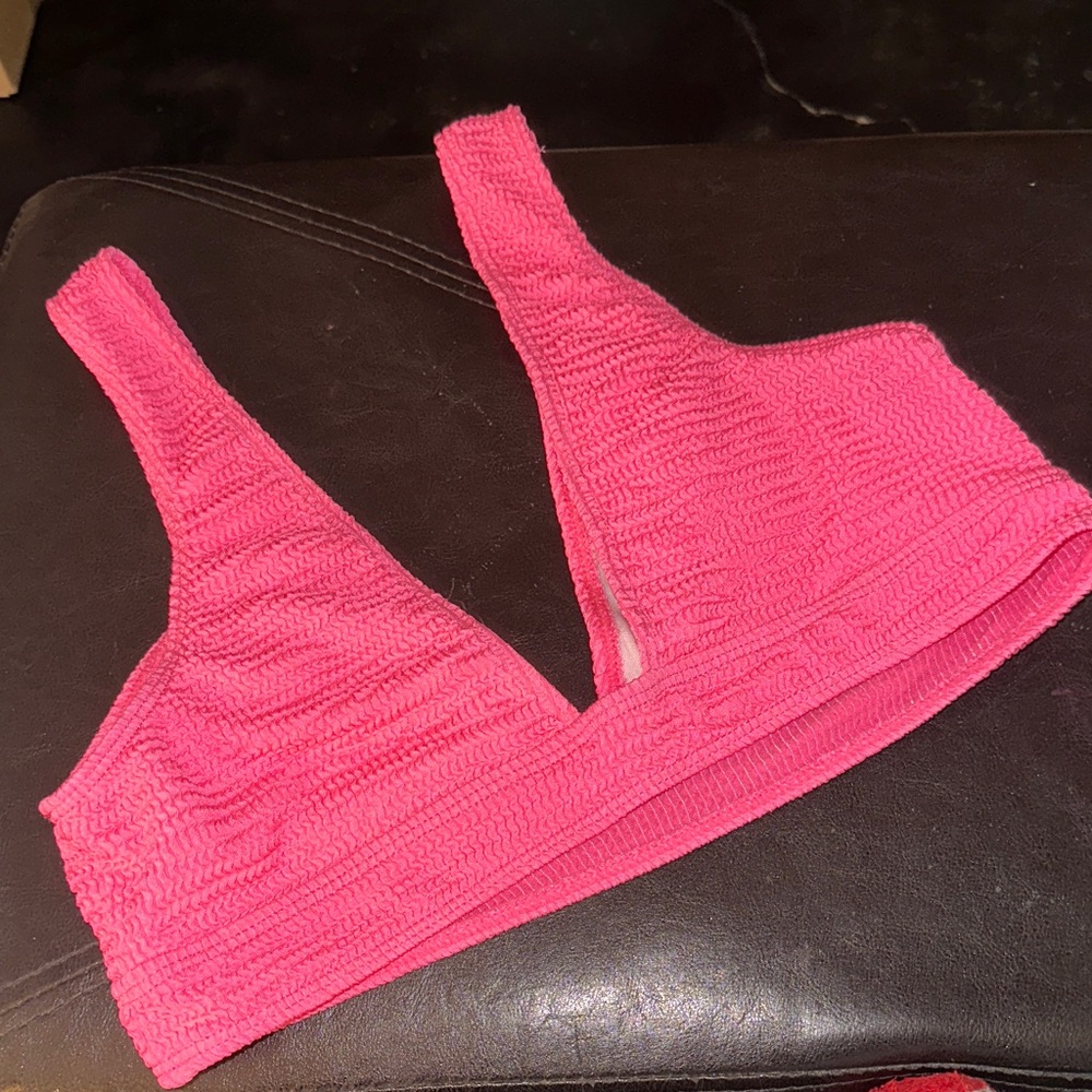 New Billabong Bikini Hot Pink Top, Like New